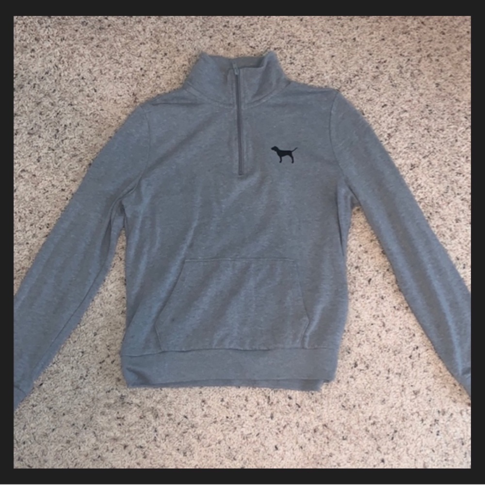 Victoria Secret Pink Quarter Zip Sweatshirt